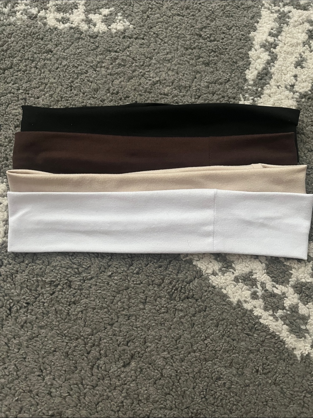 Soft Stretch Women’s Headbands - Black, Brown, Cream, White